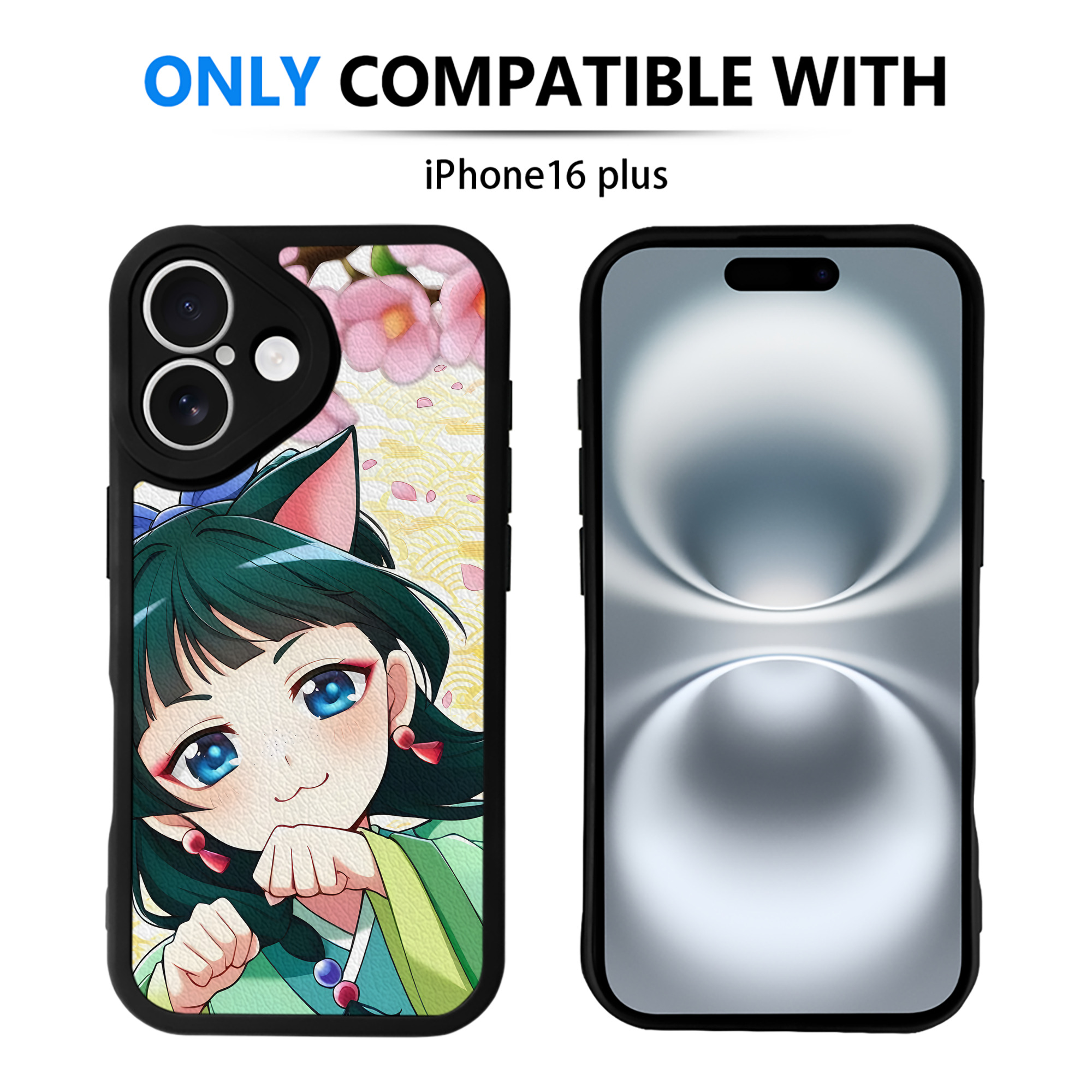 （画像用） 薬屋のひとりごと The Apothecary Diaries 【iPhone 16シリーズ対応】シリコンスマホケース（レザー調） 材質：シリコン
